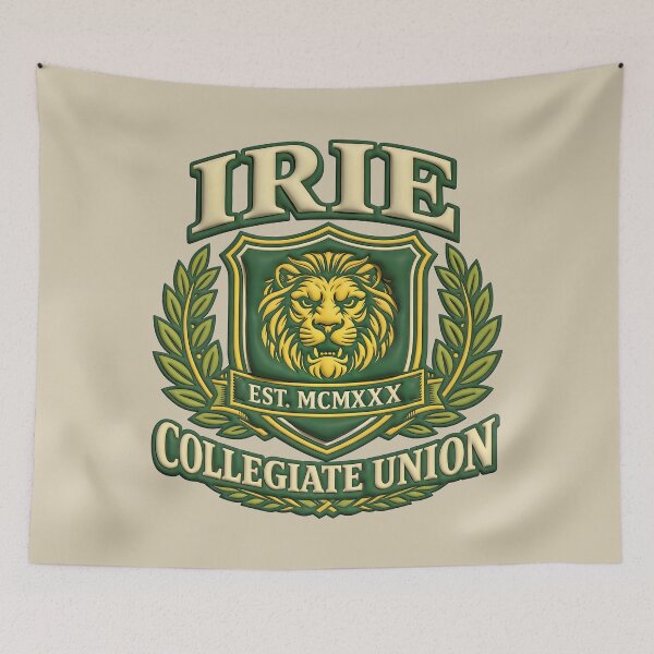 Item preview, IRIE COLLEGIATE UNION designed and sold by SavvyEarth.