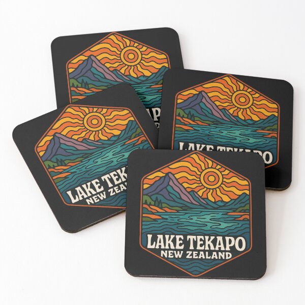 Item preview, Lake Tekapo New Zealand Trippy Travel designed and sold by TomFrontierArt.
