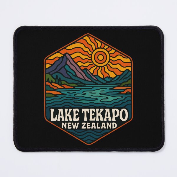 Item preview, Lake Tekapo New Zealand Trippy Travel designed and sold by TomFrontierArt.
