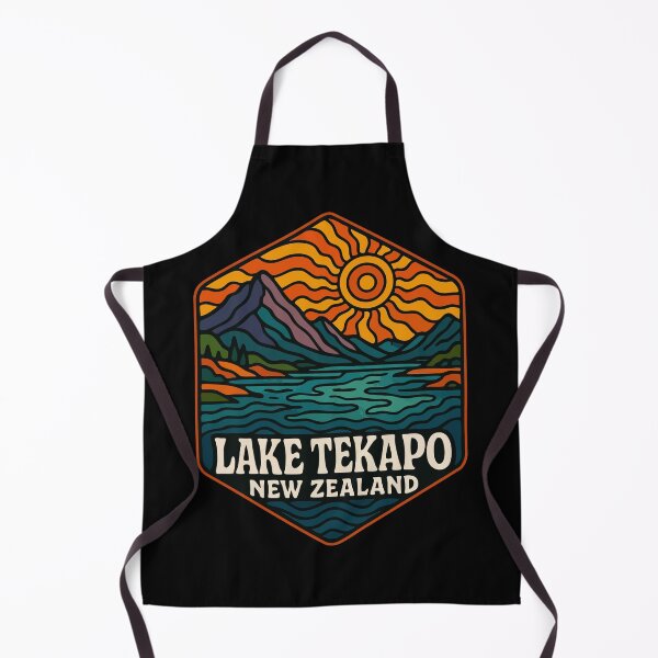 Item preview, Lake Tekapo New Zealand Trippy Travel designed and sold by TomFrontierArt.