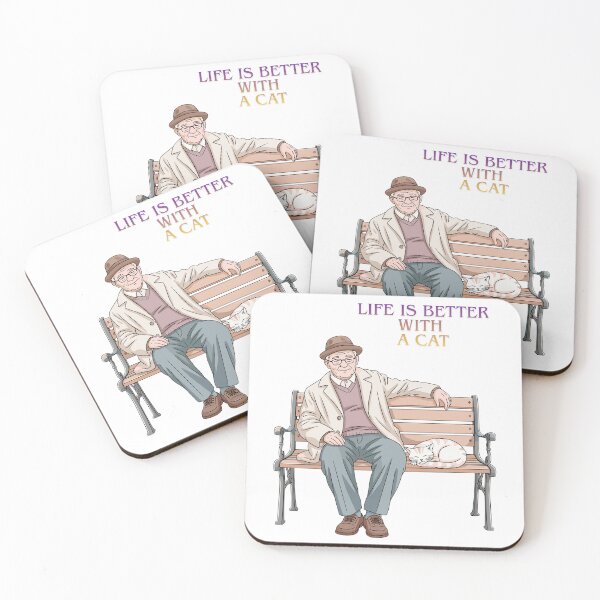 Item preview, Life Is Better With A Cat. designed and sold by Dinasshop.