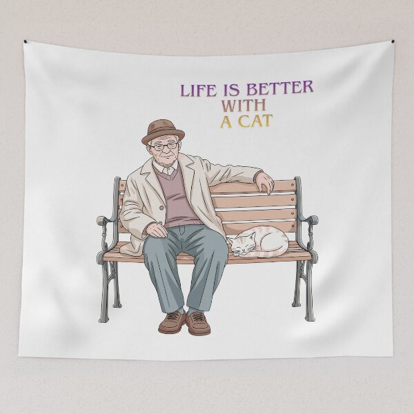 Item preview, Life Is Better With A Cat. designed and sold by Dinasshop.
