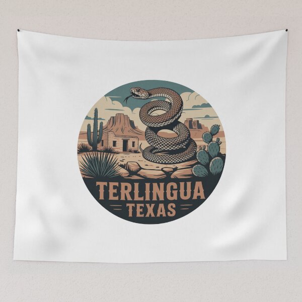 Item preview, Terlingua Texas: Rattlesnake Southwestern Desert  designed and sold by CircinusStore.