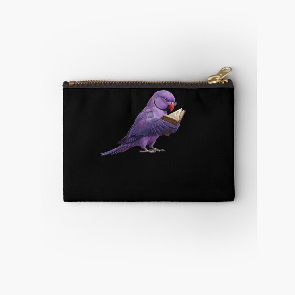 Item preview, Funny Violet Indian Ringneck Parrots Reading Book Bird Lover designed and sold by TerryConnells.