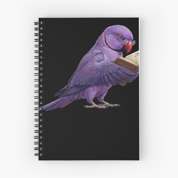 Item preview, Funny Violet Indian Ringneck Parrots Reading Book Bird Lover designed and sold by TerryConnells.