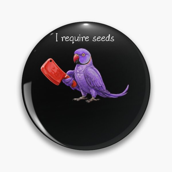 Item preview, Funny Violet Indian Ringneck Parrot Require Seeds Bird Lover designed and sold by TerryConnells.