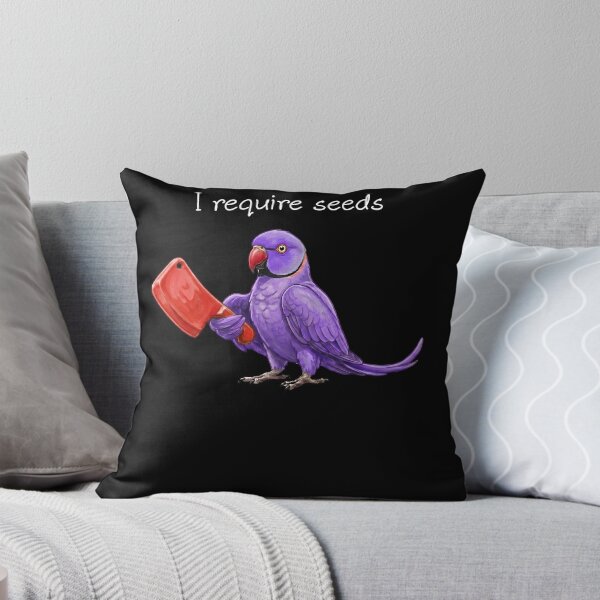 Item preview, Funny Violet Indian Ringneck Parrot Require Seeds Bird Lover designed and sold by TerryConnells.