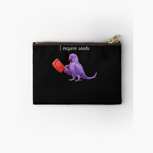 Item preview, Funny Violet Indian Ringneck Parrot Require Seeds Bird Lover designed and sold by TerryConnells.