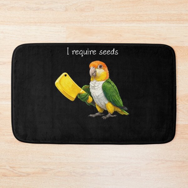 Item preview, Funny White Bellied Caique Parrot Require Seeds Bird Lover designed and sold by TerryConnells.