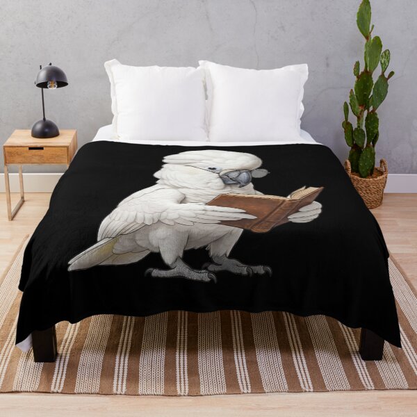 Item preview, Funny White Umbrella Cockatoo Parrots Reading Book Bird Lover designed and sold by TerryConnells.