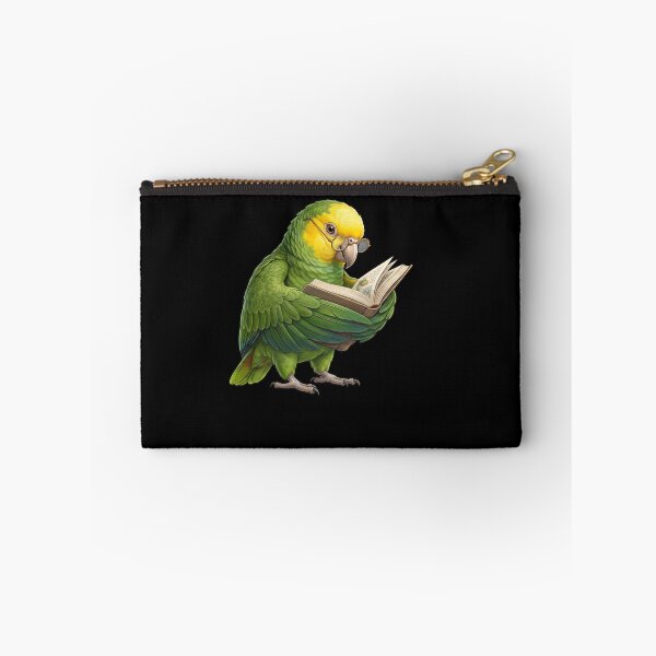 Item preview, Funny Yellow Headed Parrots Reading Book Bird Lover designed and sold by TerryConnells.