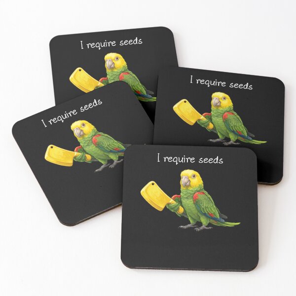 Item preview, Funny Yellow Headed Parrot Require Seeds Bird Lover designed and sold by TerryConnells.