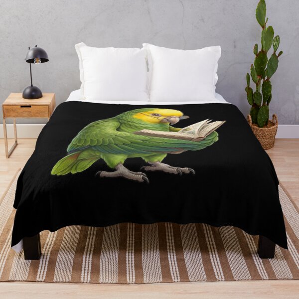 Item preview, Funny Yellow Headed Parrots Reading Book Bird Lover designed and sold by TerryConnells.