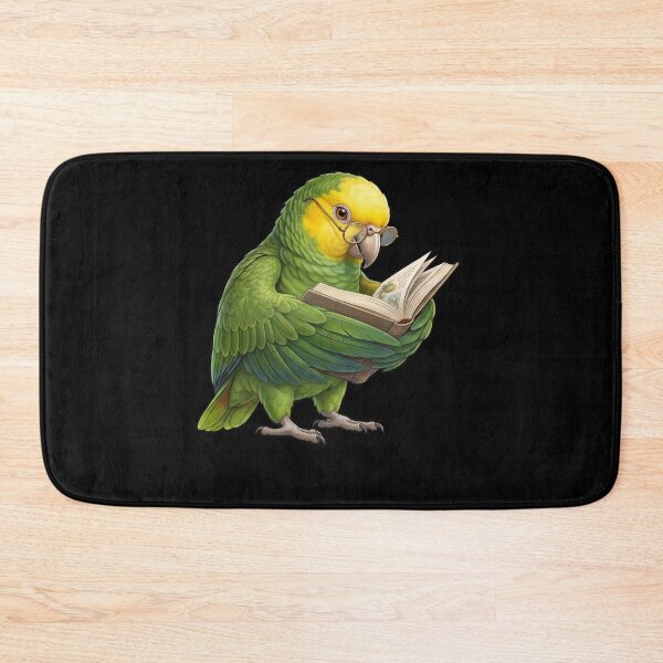 Item preview, Funny Yellow Headed Parrots Reading Book Bird Lover designed and sold by TerryConnells.