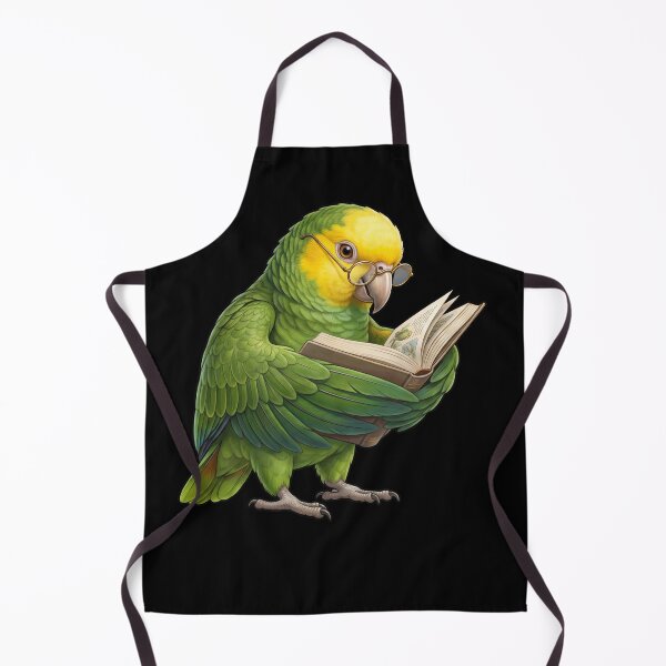 Item preview, Funny Yellow Headed Parrots Reading Book Bird Lover designed and sold by TerryConnells.