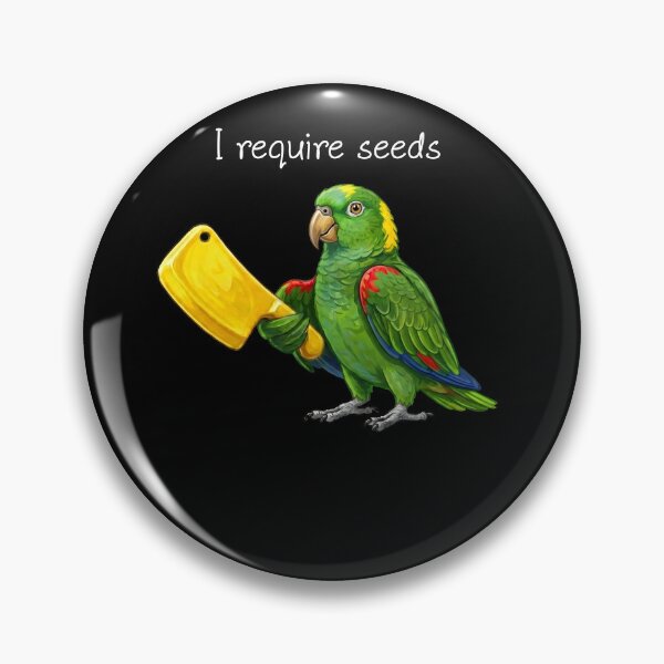 Item preview, Funny Yellow Naped Parrot Require Seeds Bird Lover designed and sold by TerryConnells.