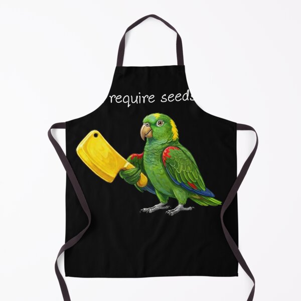 Item preview, Funny Yellow Naped Parrot Require Seeds Bird Lover designed and sold by TerryConnells.