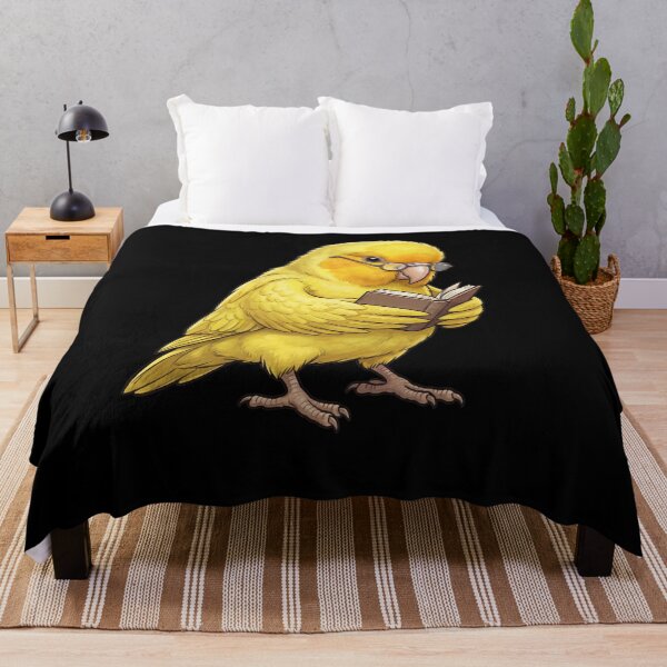 Item preview, Funny Yellow Parrotlet Parrots Reading Book Bird Lover designed and sold by TerryConnells.