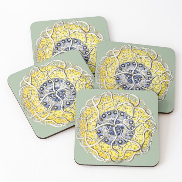 Item preview, Retro Science - Haeckel Vintage Art -  Polycyttaria - Sage Green for Spring 26 designed and sold by FUNKARIUM.