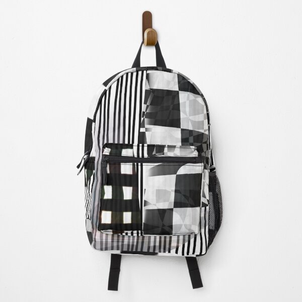 Item preview, Geometric Glitch Collage Checker Pattern designed and sold by Prawny.