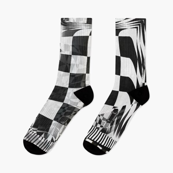 Item preview, Geometric Glitch Collage Checker Pattern designed and sold by Prawny.