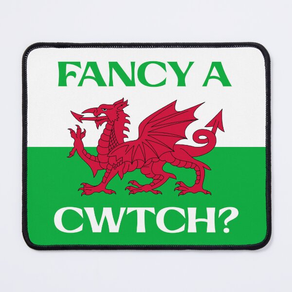 Item preview, Welsh Dragon Flag - Fancy A Cwtch? designed and sold by Designs by Jesabee.