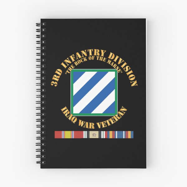Item preview, Army - 3rd ID - The Rock of the Marne w Iraq SVC Ribbons X 300 designed and sold by Military Insignia Products.