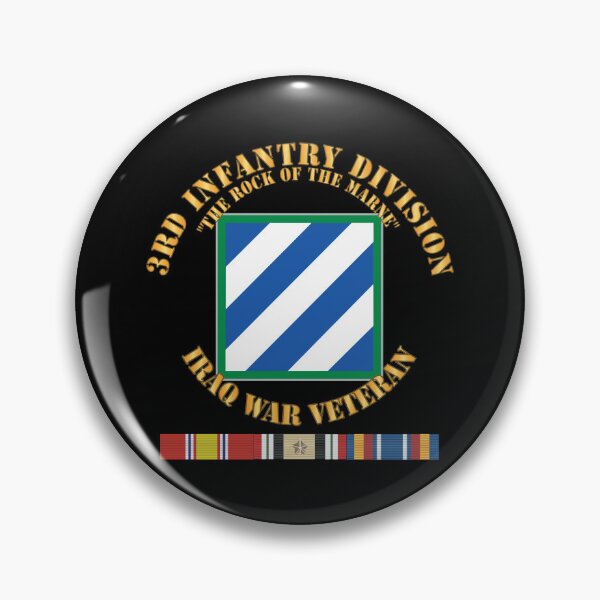 Item preview, Army - 3rd ID - The Rock of the Marne w Iraq SVC Ribbons X 300 designed and sold by Military Insignia Products.