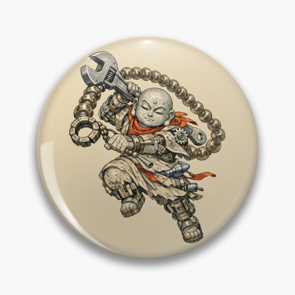 Item preview, Mechanical Monk Breaks Silence designed and sold by EdvvinStudios.