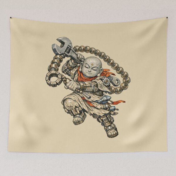 Item preview, Mechanical Monk Breaks Silence designed and sold by EdvvinStudios.
