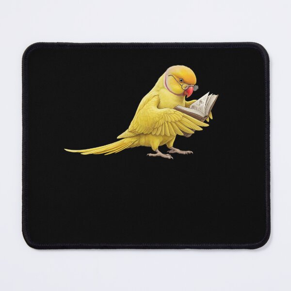 Item preview, Funny Yellow Ringneck Parakeet Parrots Reading Book Bird Lover designed and sold by TerryConnells.