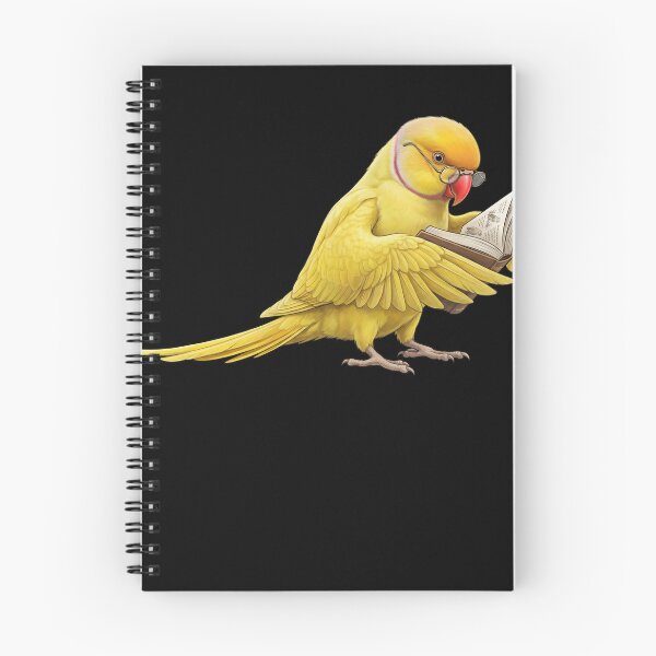 Item preview, Funny Yellow Ringneck Parakeet Parrots Reading Book Bird Lover designed and sold by TerryConnells.
