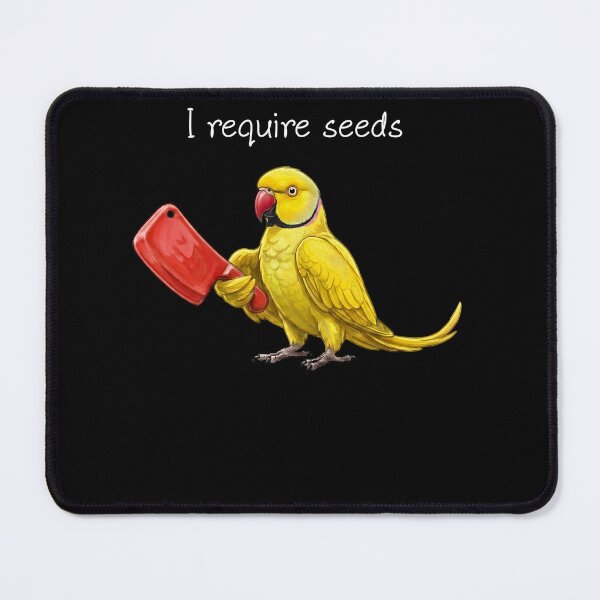 Item preview, Funny Yellow Ringneck Parakeet Parrot Require Seeds Bird Lover designed and sold by TerryConnells.