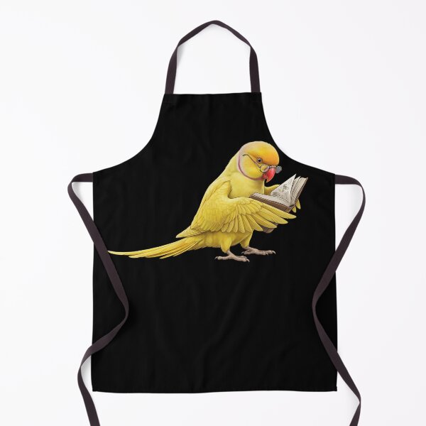 Item preview, Funny Yellow Ringneck Parakeet Parrots Reading Book Bird Lover designed and sold by TerryConnells.