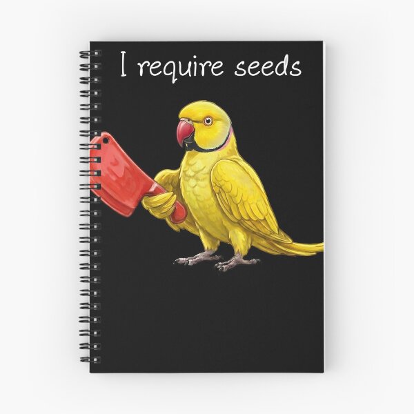 Item preview, Funny Yellow Ringneck Parakeet Parrot Require Seeds Bird Lover designed and sold by TerryConnells.