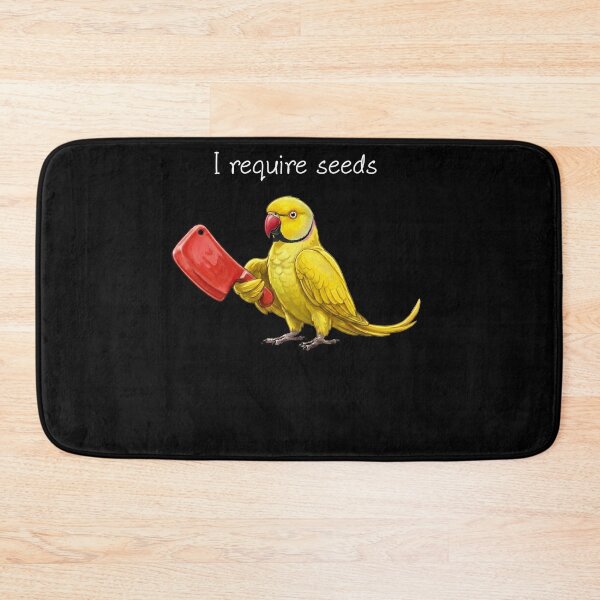 Item preview, Funny Yellow Ringneck Parakeet Parrot Require Seeds Bird Lover designed and sold by TerryConnells.
