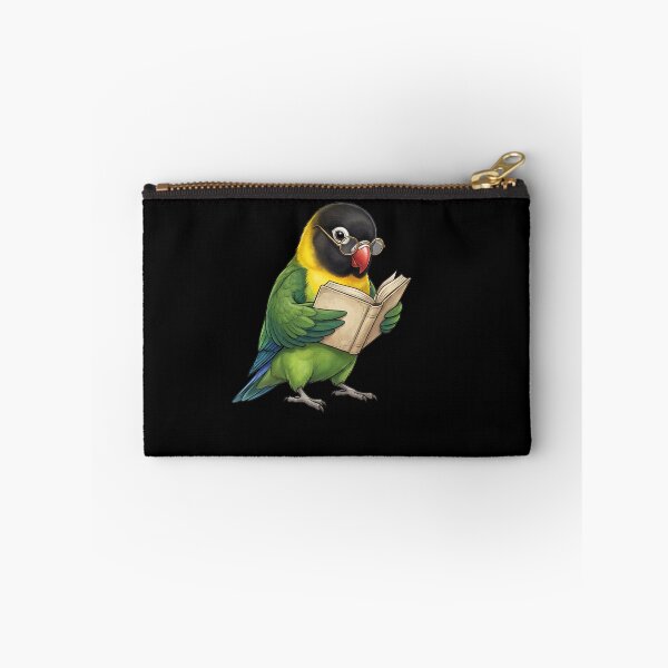 Item preview, Funny Yellow Collared Lovebird Parrots Reading Book Bird Lover designed and sold by TerryConnells.