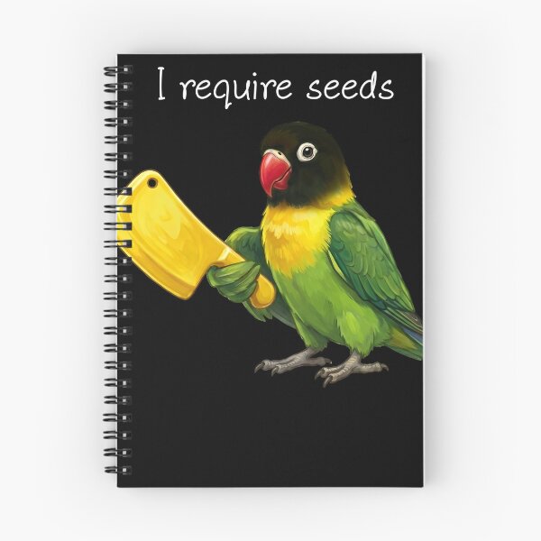 Item preview, Funny Yellow-collared Lovebird Parrot Require Seeds Bird Lover designed and sold by TerryConnells.