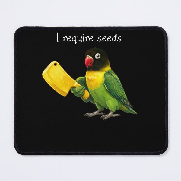 Item preview, Funny Yellow-collared Lovebird Parrot Require Seeds Bird Lover designed and sold by TerryConnells.