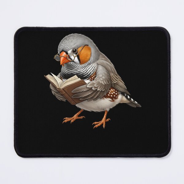Item preview, Funny Zebra Finch Reading Book Bird Lover Birding designed and sold by TerryConnells.