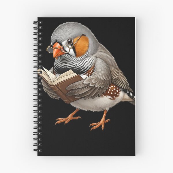 Item preview, Funny Zebra Finch Reading Book Bird Lover Birding designed and sold by TerryConnells.