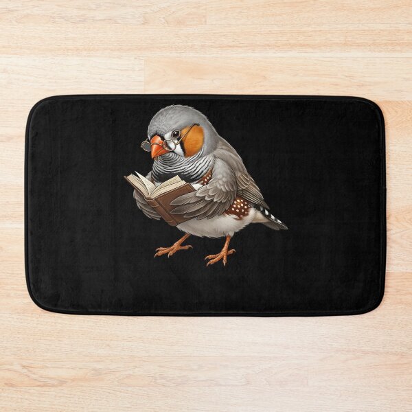Item preview, Funny Zebra Finch Reading Book Bird Lover Birding designed and sold by TerryConnells.