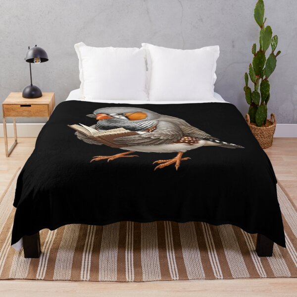 Item preview, Funny Zebra Finch Reading Book Bird Lover Birding designed and sold by TerryConnells.