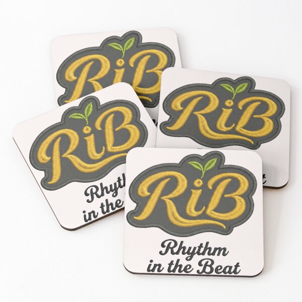 Item preview, Embroidered RiB Gold Patch Urban Biology Logo designed and sold by Rib-Brand.