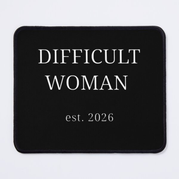 Item preview, Difficult Woman Est. 2026 – Bold Feminist Statement Typography designed and sold by authenticwords.