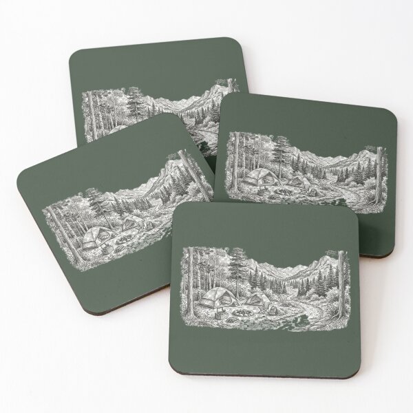 Item preview, Camp Life in the Woods designed and sold by annenambiro.