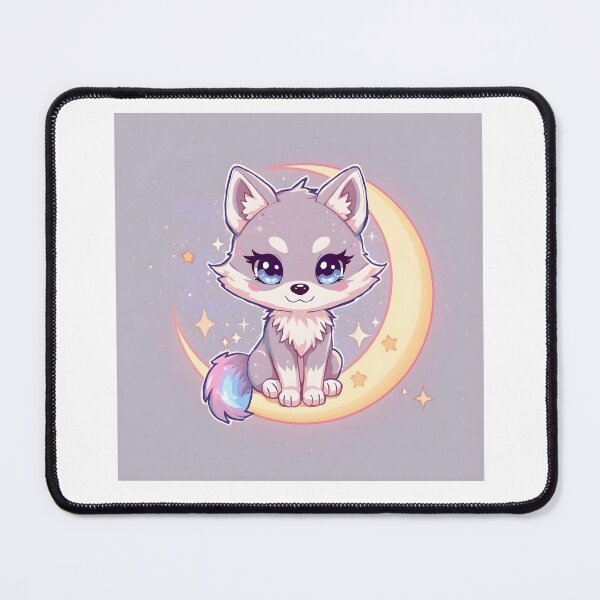 Item preview, Pastel Moon Fox – Cute Kawaii Celestial Fox Aesthetic designed and sold by Kavya Art.
