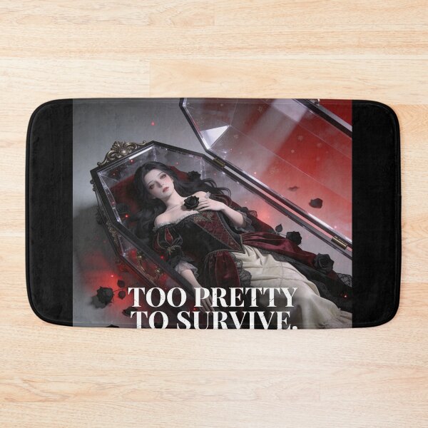 Item preview, Too Beautiful to Survive – Gothic Snow White in a Glass Coffin designed and sold by Panda LuL Art.