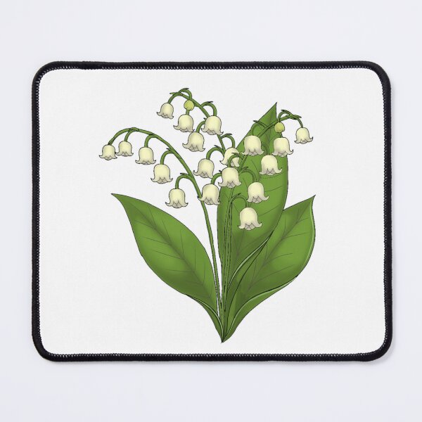 Item preview, Lily of the Valley Botanical Illustration Vintage Lucky Charm designed and sold by Nekogobido.