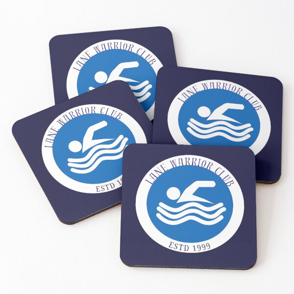 Item preview, Lane Warrior Swimming Club Badge designed and sold by LoudVictory.